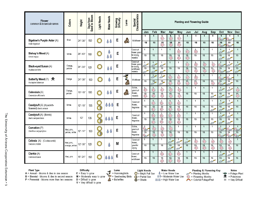 Flower planting calendar05